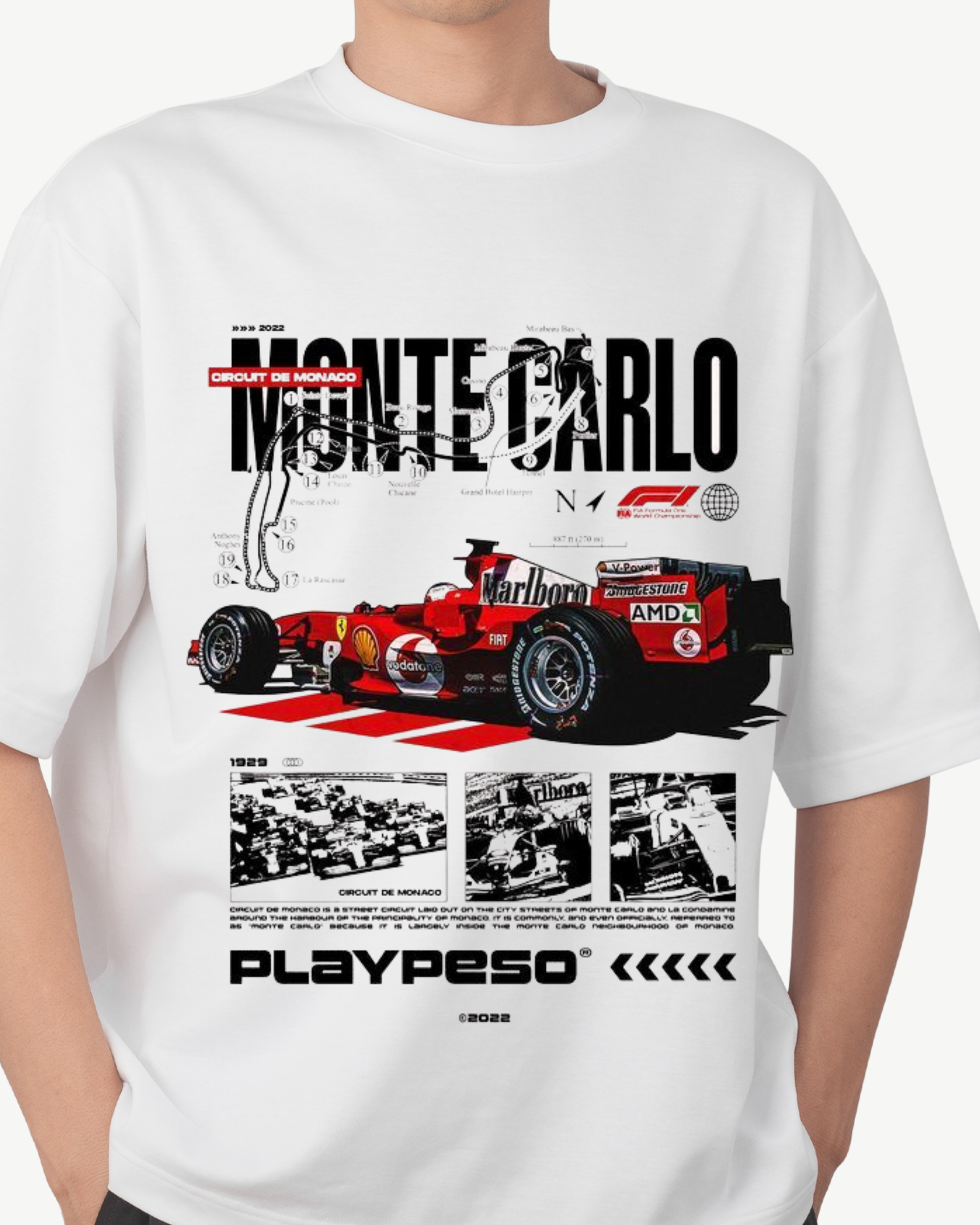 Monte Carlo Racing T-Shirt - Image 2